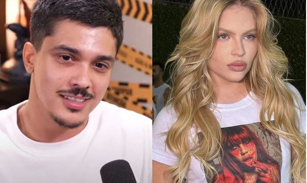 Chico Moedas se enrolou ao falar sobre o fim do namoro com Luísa Sonza. Os dois ficaram juntos por poucos. Vídeo: