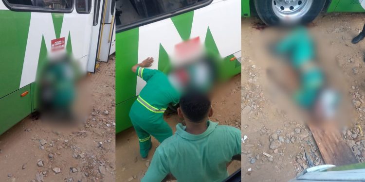Um mecânico identificado apenas como Mario, morreu ao ter a cabeça esmagada enquanto trabalhava dando. Vídeo: