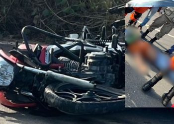 Um homem, que não teve o nome divulgado, morreu após colidir a motocicleta que pilotava com um carro, na. Motoqueiro