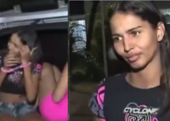 Virou meme! Uma garota de programa foi presa sob a alegação de extorquir um cliente na cidade de Tambaú. Vídeo: