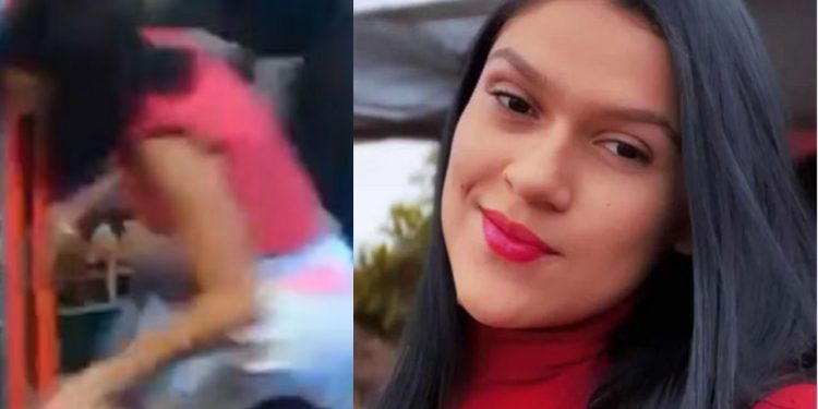 Kamyle Queiroz, 18 anos, morreu após ter uma parada cardíaca ao ver um homem ser assassinado a tiros em. Vídeo: