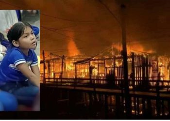 Treze casas ficaram completamente destruídas e um criança identificada por Aylla Gabriele de apenas 6 anos. Incêndio destrói