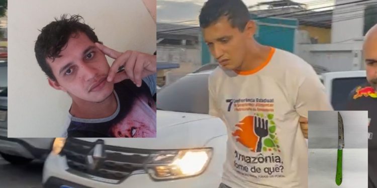 Diego Pinheiro Cavalcante, 29, preso por cometer estupros em série em Manaus, principalmente em bairros. Maníaco estuprador