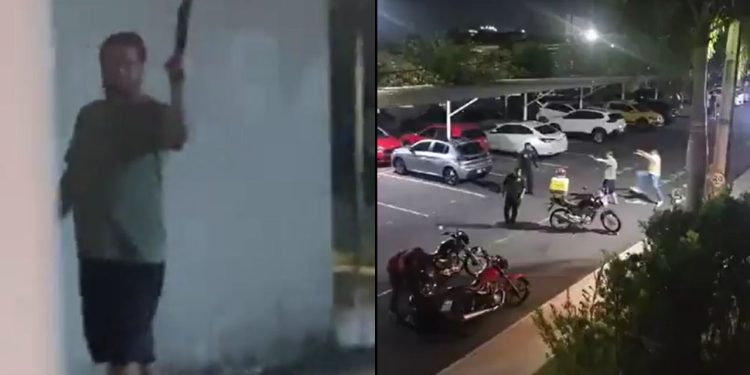 O homem que foi agredido por três motoboys dentro de um condomínio no bairro de Flores, recebeu alta do. Homem.