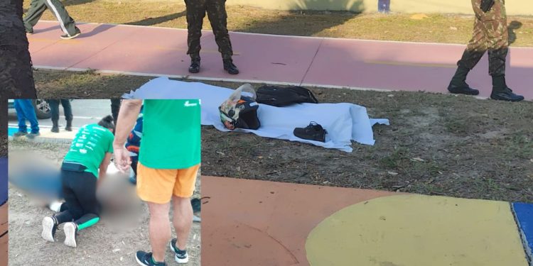 O Militar do Exército Talysson Melo Barbosa, 19, morreu após cair de sua motocicleta na manhã desta sexta. Indo para