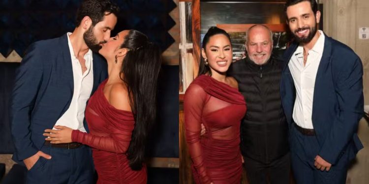 Isabelle Nogueira e Matteus Amaral não se desgrudam! O casal formado no BBB 24 foi juntinho a festa que. Isabelle