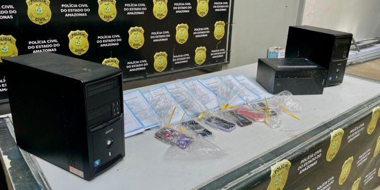 A Polícia Civil do Amazonas (PC-AM), por meio da Delegacia Especializada em Repressão a Crimes. Operação Marca
