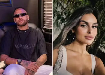 Neymar registrou Helena, sua filha com Amanda Kimberly. A menina, que nasceu na última quarta-feira. Neymar