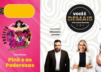 Empreendedores de Marketing Digital e Projeto Pink & as poderosas no Você é Demais