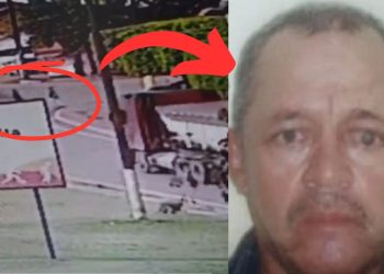 Idoso atropelado na frente do neto teve a morte gravada por câmera em Presidente Figueiredo; ASSISTA