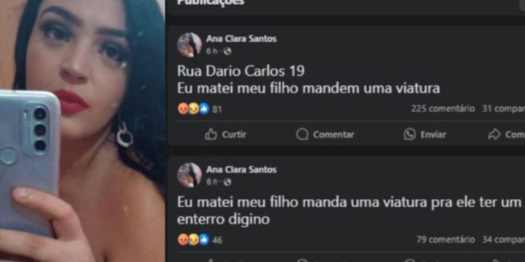 ‘Matei meu filho’, confessa mãe nas redes sociais após estrangul4r menino