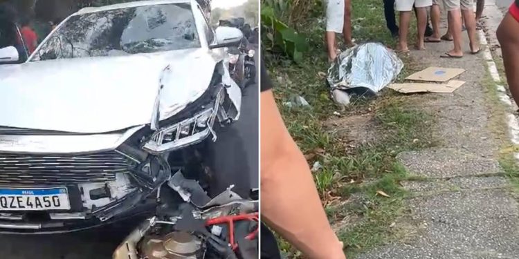 Motociclista morr3 em grave acidente na Avenida do Turismo em Manaus
