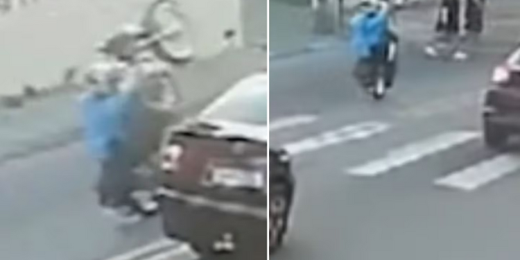 Um adolescente de 17 anos atropelou duas mulheres, de 57 e 76 anos, no último domingo (4/8) enquanto. Vídeo