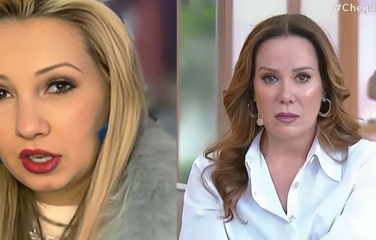 Chaline Grazik, autodenominada "a vidente dos famosos", causou durante sua participação no Chega Mais, do. Com Silvio