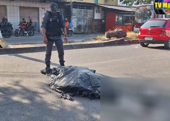 Suspeito vai de “arrasta pra cima” após assaltar rota na ZL de Manaus