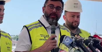 Wilson Lima vistoria obra do 1⁰ bloco residencial da comunidade da Sharp pelo Prosamin+