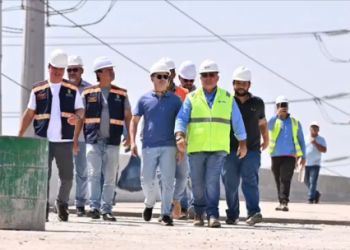 O viaduto Rei Pelé é na realidade um complexo viário, com 16 direções diferentes