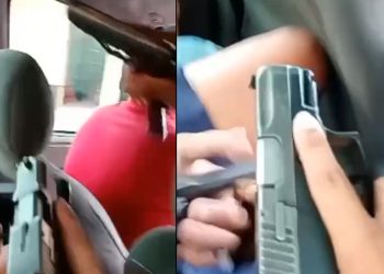 Um vídeo divulgado nas redes sociais, na quinta-feira (29), mostra um grupo de criminoso exibindo suas. Veja