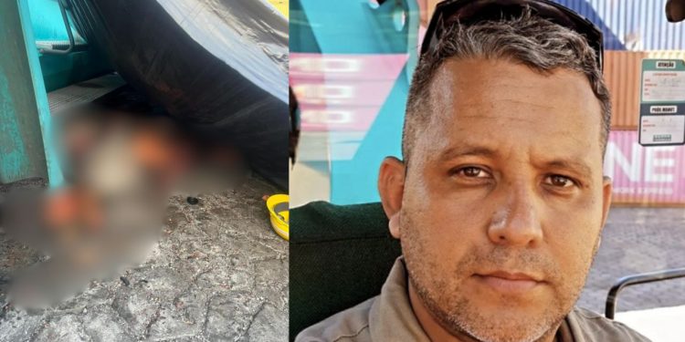 O trabalhador que morreu esmagado por uma empilhadeira foi identificado por Eliel Bezerra Simões, de 38. Trabalhador