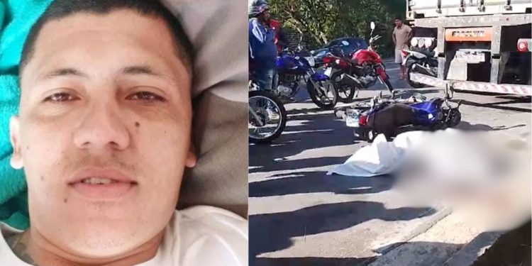 Vídeos divulgados nas redes sociais, mostram o local do acidente que tirou a vida do motociclista Hélio. Vídeos