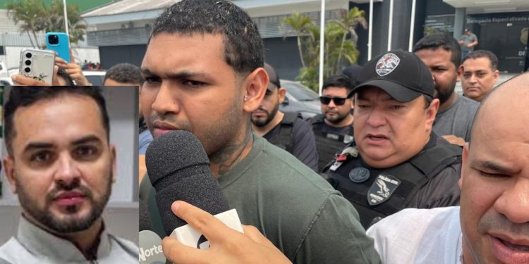 Vinicius Heiringer dos Santos Mattos, 22, preso por suspeito de envolvimento na morte do biomédico Arthur. Suspeito