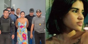 Camila Barroso da Silva, de 33 anos, que foi presa suspeita de envolvimento na morte da babá Geovana. Patroa.