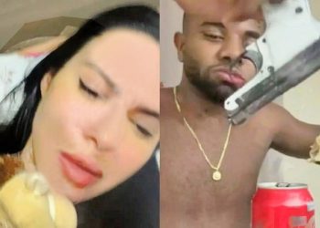 Davi Brito foi "alvo" de uma medida protetiva da Justiça, que foi solicitada por Tamires Assis, integrante. Vaza foto