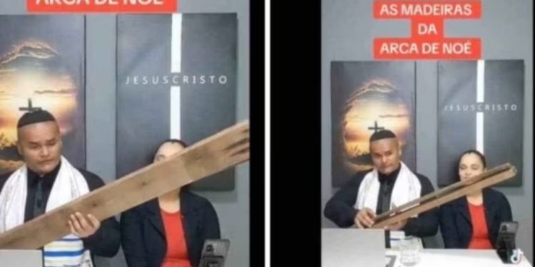 DEBOCHE – Pastores vendem tábua da Arca de Noé na internet; assista