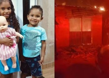TRAGÉDIA – Irmãos morrem durante incêndio dentro de casa
