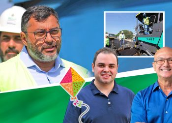 Wilson Lima mostra o tamanho da obra em campanha e parte para dar o bote e a curica de Bob Cidade pega vento e empina