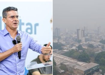 Prefeito de Manaus David Almeida apresenta medidas para o combate a fumaça na capital