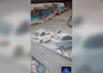 VÍDEO mostra momento que agiota quase m4ta homem no Santa Etelvina