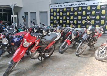 18 motos roubadas são recuperadas durante operação em Manacapuru