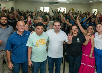 Bob Cidade e Menezão cumprem agenda evangélica