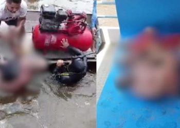 Garimpeiros morrem após draga naufragar no AM