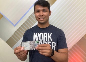 Ganhador da nota de R$ 200 na TV Maskate manda vídeo agradecendo: “veio em boa hora”