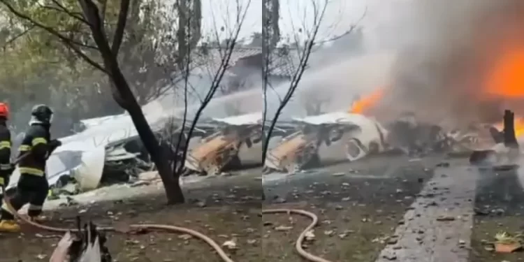 Prefeitura de Vinhedo informa que 62 pessoas morreram na queda do avião em SP