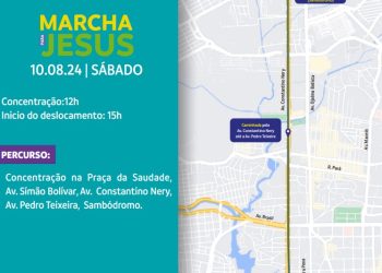 MARCHA PRA JESUS: Alerta para alterações no trânsito e transporte neste sábado