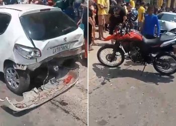 URGENTE: Motorista invade calçada e atropela idoso no Santa Etelvina