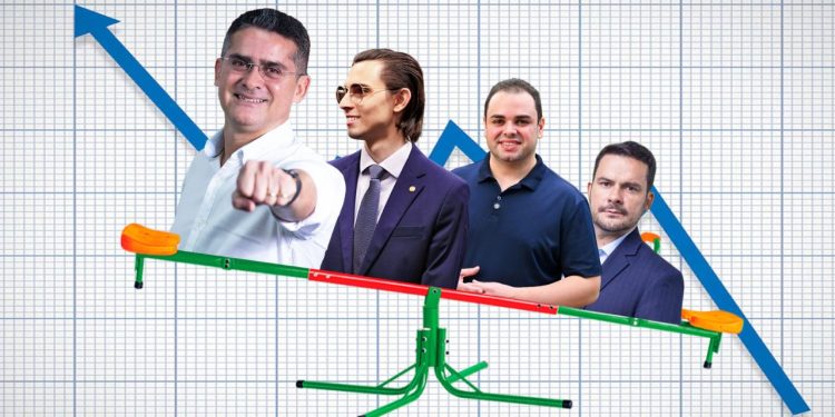 Pesquisas mostram o abandono dos candidatos majoritários