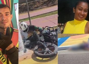 Moto Uber envolvido no acidente que vitimou diarista na Ponta Negra morre no hospital