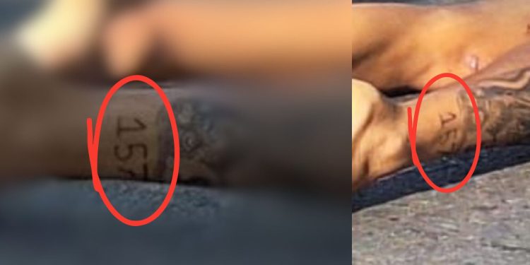 Vídeo: Morto por justiceiro em Manaus ostentava tatuagem escrito ‘157’ na perna