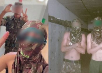 Soldados passam a ser investigados por fazem símbolo de facção (CV) dentro de quartel em Manaus