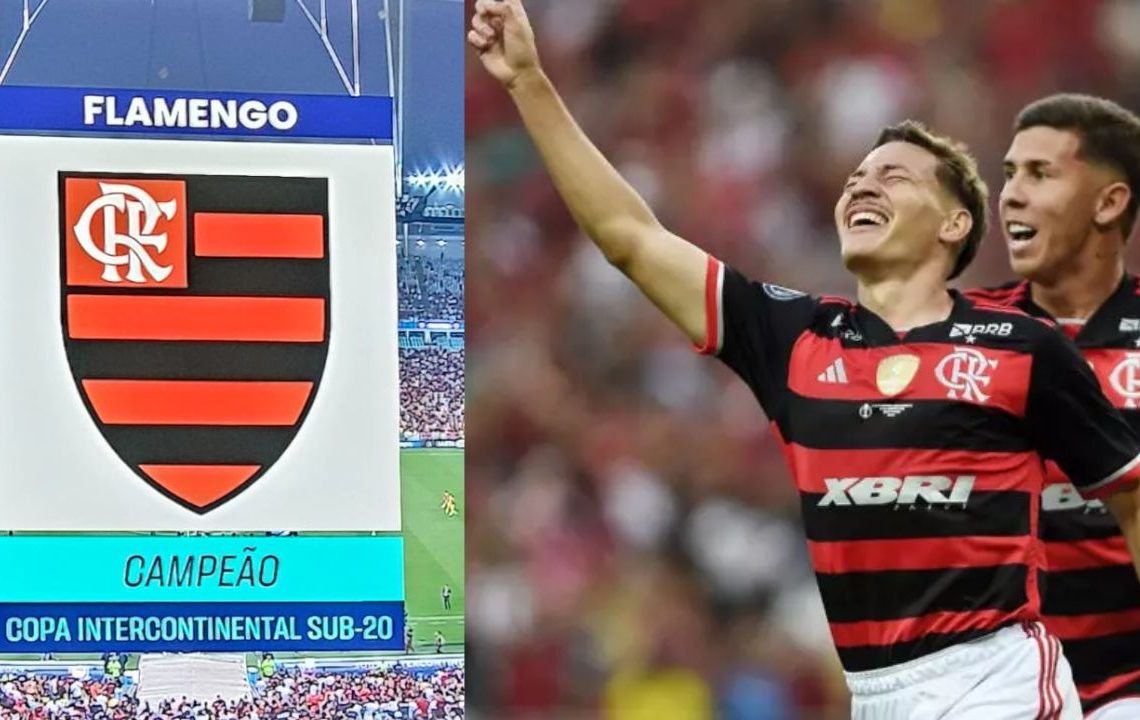 Flamengo reage, vira no fim e é campeão mundial sub-20 no Maracanã