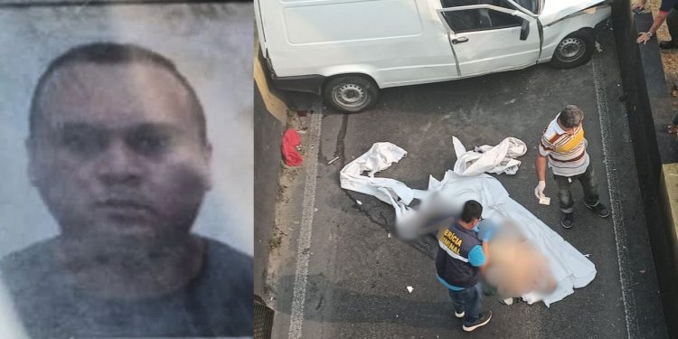 Acidente gravíssimo na Avenida Torquato Tapajós mata motorista de Fiorino