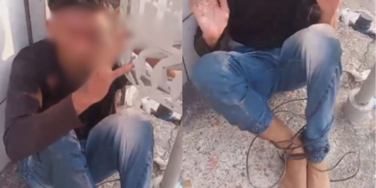 Malandrão tenta a sorte de roubar no Jorge Teixeira e fica com o rosto 'espocado' de porrada