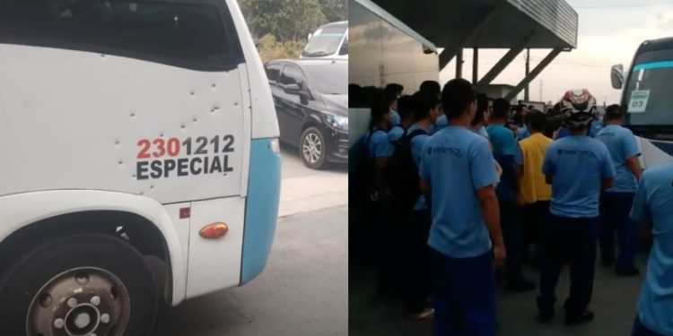 Vídeo: Rota de trabalhadores é “metralhada” durante assalto no Distrito Industrial