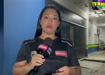 Motociclista de APP e passageira quase morrem esmagados em Manaus