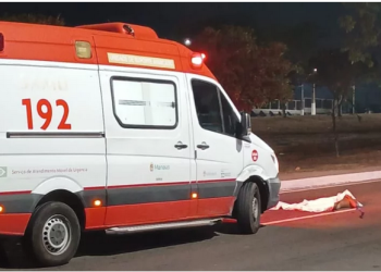 Morador de rua morre após ser atropelado por carro na avenida das Torres