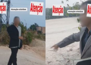 Vídeo: Evangélico leva facada nas costas enquanto orava em campo de futebol em Manaus: "não é fácil a vida do cristão"